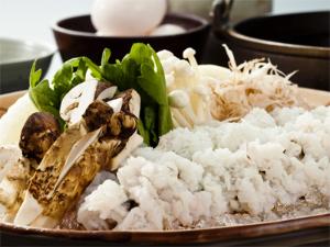 夏の味覚鱧に秋の味覚をプラス！
