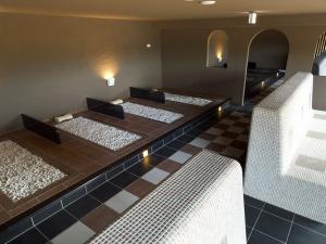 【3F 岩盤スパ スマ】男女共用 低温岩盤浴［ノチウ］／約４５度に設定された低温岩盤浴。