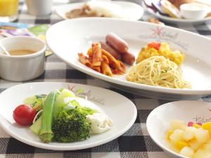 イルキャンティ朝食ビュッフェの洋食盛り付け例