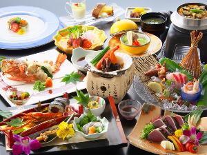 ２０１４星月夜会席　黒毛和牛、ガシラ、土佐巻き、藁焼きタタキ付き