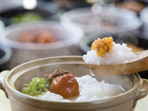 【朝食ブッフェ・お粥】一例
