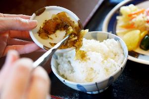 熱々ごはんに津軽漬！！美味しいっ＾＾