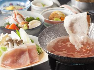 2014年6月〜8月「楽膳」北海道産豚ロースのトマトしゃぶしゃぶがメイン