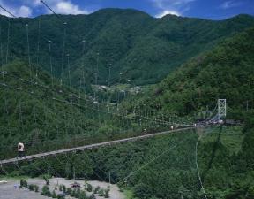 谷瀬の吊り橋