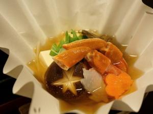 本プランのみで味わえるずわい蟹すき鍋