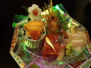 料理長厳選素材のみを使用した五点盛り