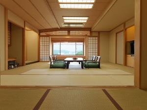 【本館／栞】湖側グループ客室／多人数でも快適に過ごせる工夫を施しております　※イメージ