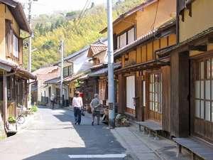 世界遺産　石見銀山の町並み。