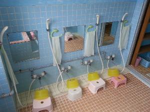 カランとシャワー付の女性用のお風呂