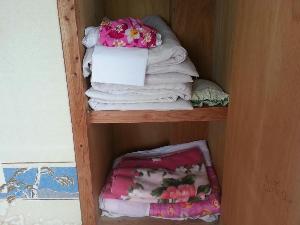 押し入れ付のお部屋　全室に押入れが付いています。お荷物の収納にもお使い下さい。