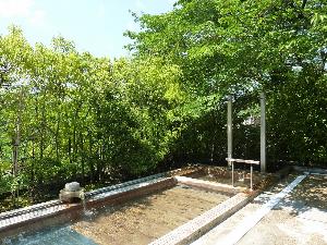 新緑の大浴場露天風呂