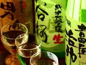 甲斐・信州の美味しい地酒を豊富にご用意しています