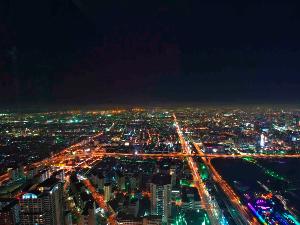 大阪の夜景をご堪能くださいませ