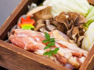 はちきん地鶏と木の子の蒸篭