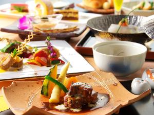 地場の食材に拘り生産地にも出向くシェフが作るお箸で食べるふらんす会席(’∇｀)♪