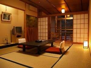 本館のお部屋からは阿賀野川を楽しめる