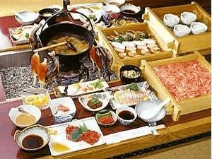 【乗鞍コース】飛騨牛上ロース肉とイワナの造り付（４人前一例）