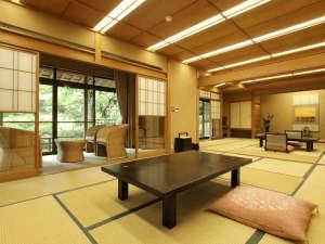 【五頭緑水庵】二間続きの客室をゆったり寛ぎ