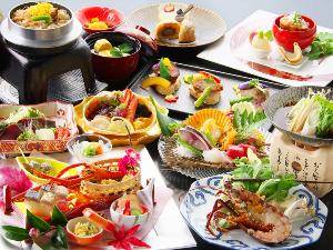 色鮮やかな冬の華やぎ会席お鍋チョイスあり♪