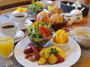 白馬の一日は朝食から始まる！！朝食一例