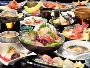 新鮮な海の幸を丸ごと味わうなら遥御膳がオススメです。(イメージ)