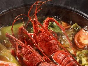 伊勢海老の出汁を使用するご当地鍋
