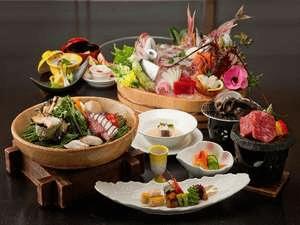 季節食材を使った海鮮優雅プラン料理イメージ写真