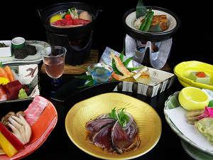 標準プランお料理一例（季節により料理内容が変わる場合がございます）