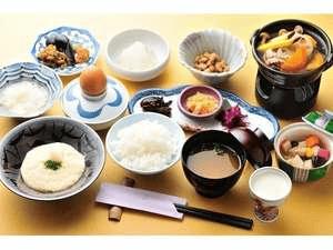 冬の朝食「とろろ朝まんまとスキイ汁」