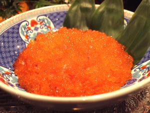キラキラ輝くイクラの食べ放題！