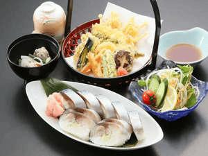 夕食例【銚子御膳】・銚子名物の鯖やいわしを使った、地元ならではの料理をお楽しみください。