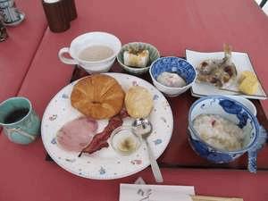 朝食の一例：
