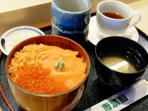 おすし屋さんのつくる酢飯の朝ごはん・親子丼（サーモン、いくら、サケフレーク）