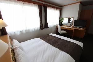 ダブルルーム　160×210cmの大きなベッドでゆったりとお寛ぎいただけます！