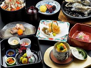 四季折々の「海の幸」「山の幸」をお部屋でゆったりとお召し上がりください