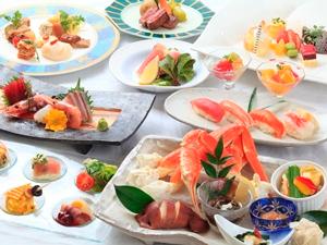 夕食ビュッフェ（イメージ）