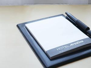 【メモ帳】オリジナルのメモ帳もお部屋にご用意しております