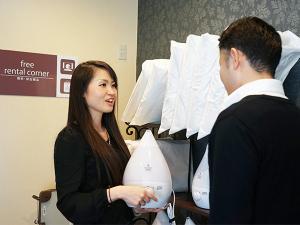 無料貸し出し品も各種揃えております