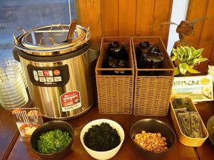 朝食メニューいろいろ揃えました