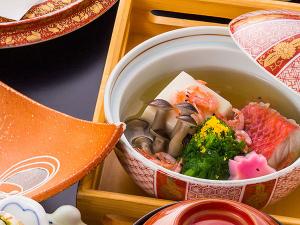 金目鯛と仁淀豆腐の桜海老あん