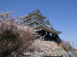 ＜浜松城＞家康により改修され、歴代当主の多くが幕府の重役についた出世城