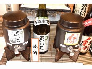 フリードリンクコーナー焼酎コーナー