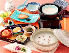 朝食　朝粥