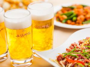 お楽しみ生ビールをジョッキで！