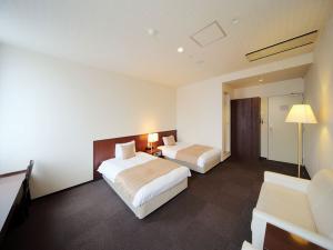 喫煙スタイリッシュツインAのひと部屋