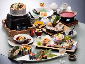夏の鱧・蛸・穴子と湯葉懐石