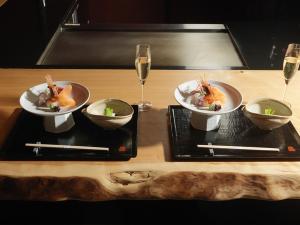 ご夕食（ある日の一例）／特別会席「鉄板焼会席」