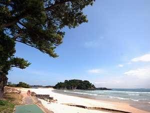 宿から歩いて５分でこんな美しい風景があります。（大浜ビーチ）