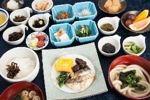 朝食ブッフェ　和食もしっかりご用意しております