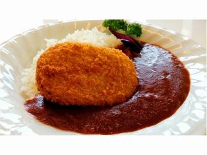 コロッケつきカレー